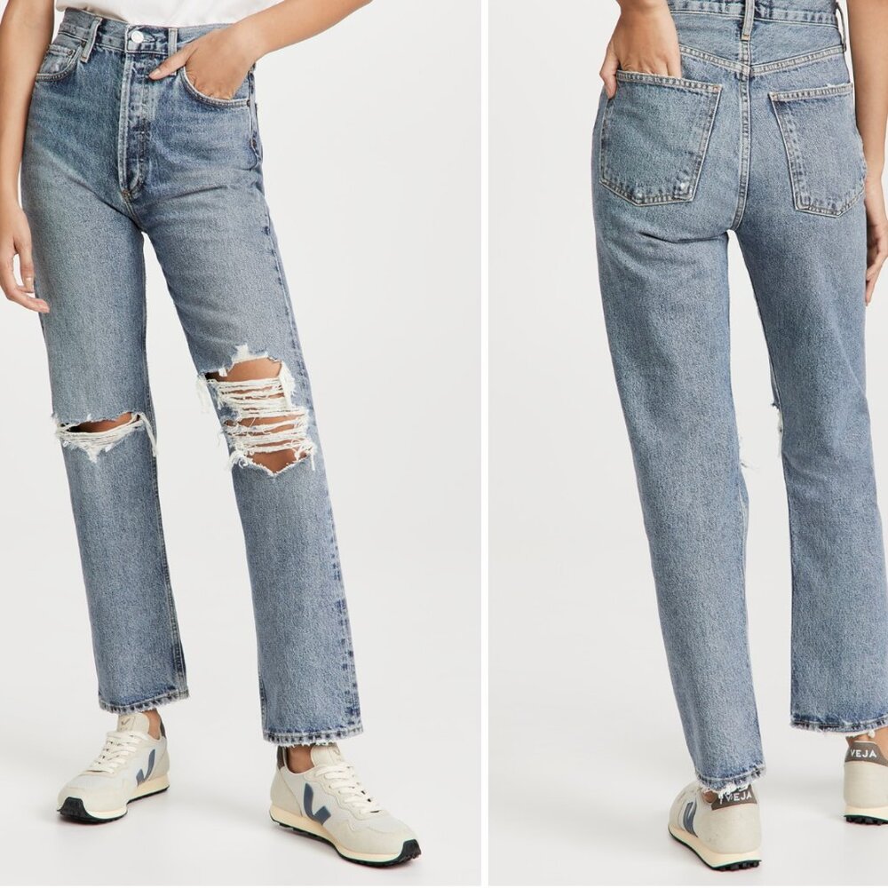 AGOLDE '90s Pinch Waist High Rise Straight Jeans